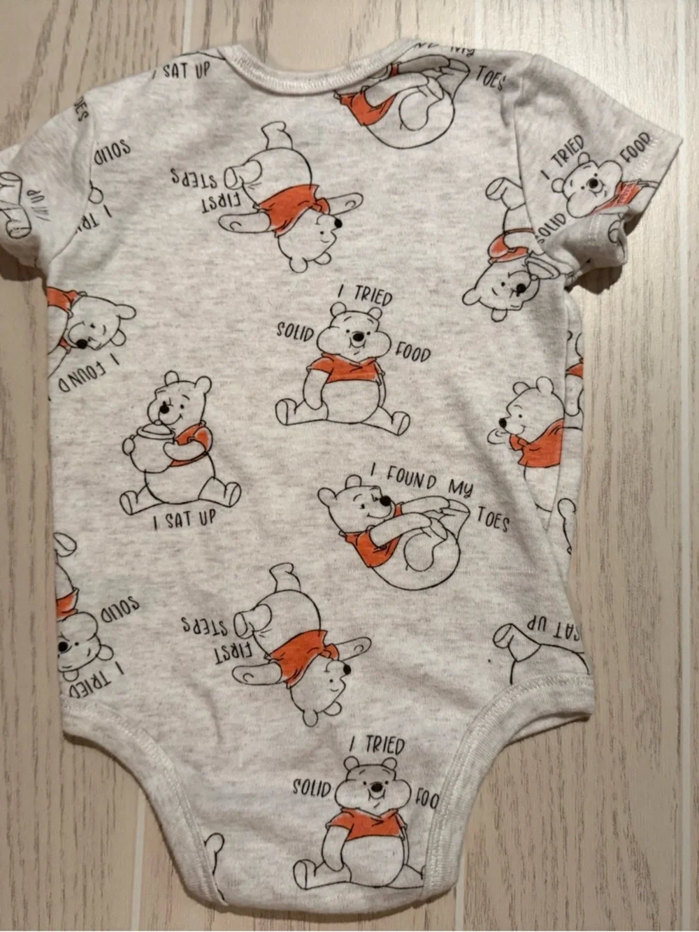 Disney‎ Baby Garanimals Boys 12M 3Pc Bundle Pooh Bodysuits Romper